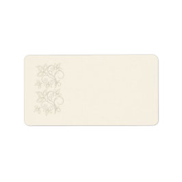 アイボリーフローラ住所 シール