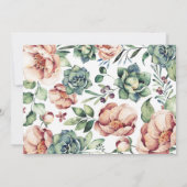 アイボリーフローラ多肉花束生誕発表 案内状 (裏面)