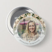 アイボリーフローラ愛の記憶の写真追悼碑 缶バッジ (正面&裏面)