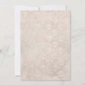 アイボリーフローラ素朴ポリゴ結婚ン 招待状 (裏面)