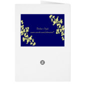 アイボリーフローラ結婚デコのメニューカード (裏面)