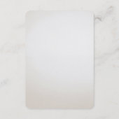 アイボリーフローラ離れ金ゴールド詳細エンクロージャカード エンクロージャーカード (裏面)