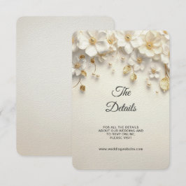 アイボリーフローラ離れ金ゴールド詳細エンクロージャカード エンクロージャーカード