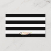 アイボリーフローラInstagramハッシュタグ結婚の挿入カード エンクロージャーカード (裏面)