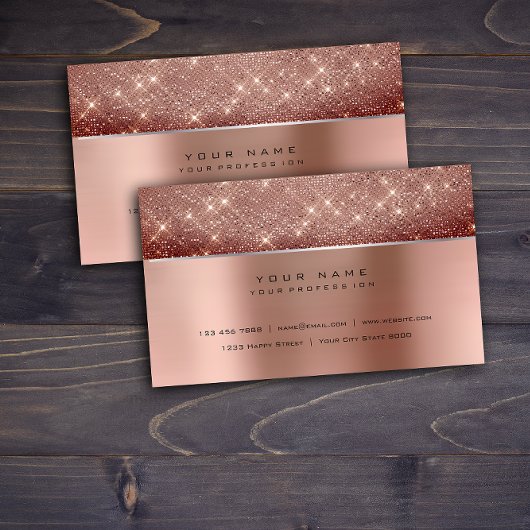 アイボリーブラシパール銅鋼銀グリッターVIP 名刺