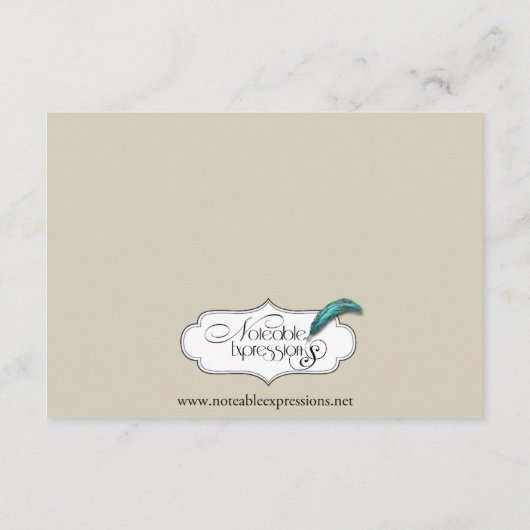 アイボリーブラックと金ゴールドダマスクの結婚式の指示 エンクロージャーカード (裏面)