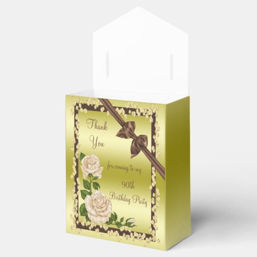 アイボリーブロッサム、弓&ダイヤモンド90位 フェイバーボックス (オープン)