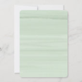 アイボリーブーケフローラブリデスメイドランチョー結婚ズ 招待状 (裏面)