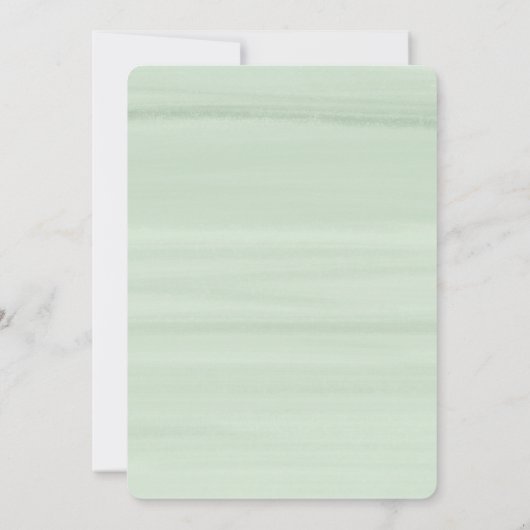 アイボリーブーケ結婚フローラブライダルシャワー 招待状 (裏面)