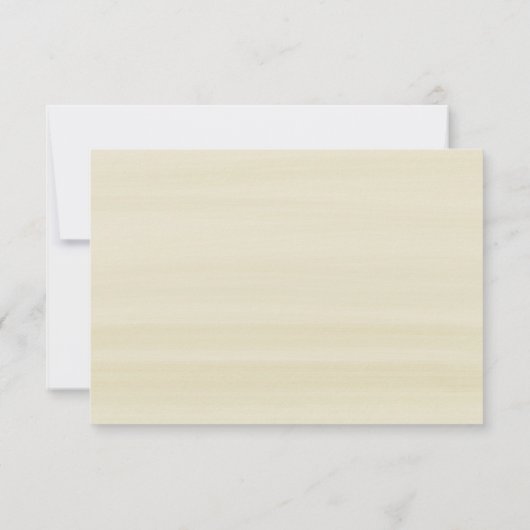 アイボリーブーケ結婚フローラルの食事の選択RSVPピンク 出欠カード (裏面)