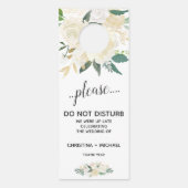 アイボリーブーケ |の結婚ゲストは応答不可 ドアノブサイン (正面)