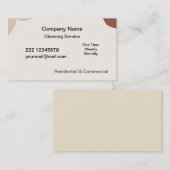 アイボリープロフェッショナル清掃サービス 名刺 (正面/裏面)