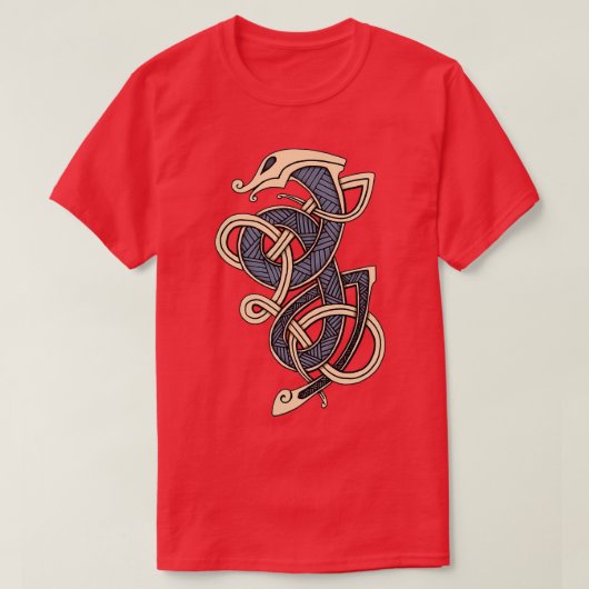アイボリーヘビ Tシャツ (デザイン正面)