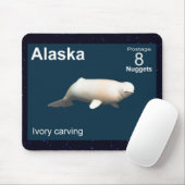 アイボリーベルガ マウスパッド (マウス)