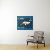 アイボリーベルーガ – アラスカ送料 タペストリー (インサイチュ(横))