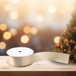 アイボリーベージュサテンリボン サテンリボン