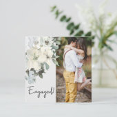 アイボリーホワイトウォーター色フローラ追加フォト婚約 (スタンド正面)