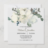 アイボリーホワイトウォーター色フローラ追加フォト婚約 (裏面)