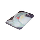 アイボリーホワイトオーキッドと薄紫レモンハウス バスマット (アングル)