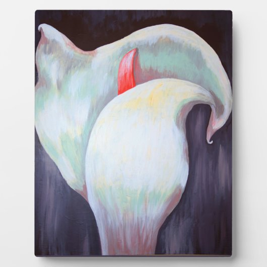 アイボリーホワイトオーキッドと薄紫レモンハウス フォトプラーク (正面)