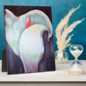 アイボリーホワイトオーキッドと薄紫レモンハウス フォトプラーク (側面)