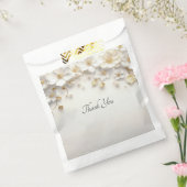 アイボリーホワイトフローラ離れ金ゴールド優先バッグ フェイバーバッグ (封をした状態)