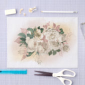 アイボリーホワイトブーケティッシュペーパー 薄葉紙 (クラフト)