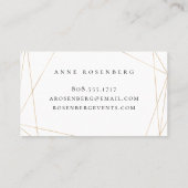 アイボリーホワイトプラムパープルフローラ 名刺 (裏面)