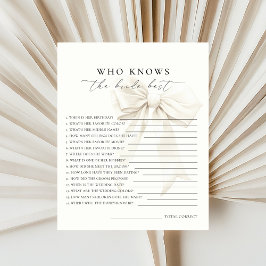 アイボリーホワイトボウ新婦のゲームを知っ最高のている