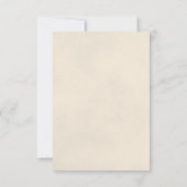 アイボリーホワイトローズエレガントな結婚式カレンダー セーブザデート (裏面)