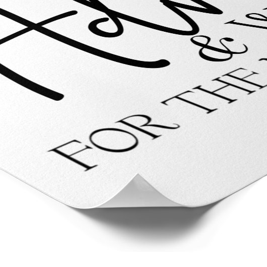 アイボリーホワイトローズフローラカード&ギフト ポスター (角)