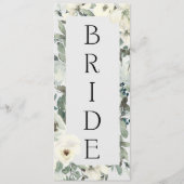 アイボリーホワイトローズフローラ予約シーティングメニュー メニュー (正面)