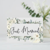 アイボリーホワイトローズフローラ結婚ズたった今結婚しました (スタンド正面)