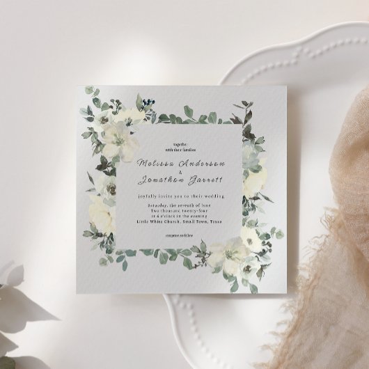 アイボリーホワイトローズフローラ結婚ズ