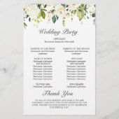 アイボリーホワイトローズフローラ結婚セレモニー事業 (裏面)