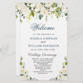 アイボリーホワイトローズフローラ結婚セレモニー事業 (正面/裏面)