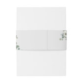 アイボリーホワイトローズフローラ結婚式招待状 招待状ベリーバンド (裏面例)