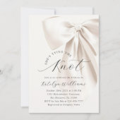 アイボリーボウブライダルシャワー招待 招待状 (正面)