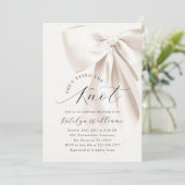 アイボリーボウブライダルシャワー招待 招待状 (スタンド正面)