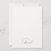 アイボリーボウブライダルシャワー招待 招待状 (裏面)