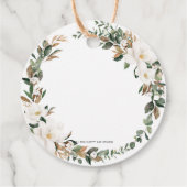 アイボリーマグノリアフローラ結婚グリーナリー フェイバータグ (裏面)