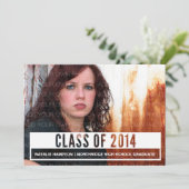 アイボリーモダンカットアウトグラード招待状 招待状 (スタンド正面)