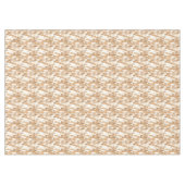 アイボリーモダントープ灰色タン茶色の三角形パターン テーブルクロス (正面(横))