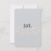 アイボリーモダン赤面ロマンチックパールニュートラル結婚ズ サンキューカード (裏面)