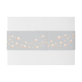 アイボリーモダン赤面ロマンチックパールニュートラル結婚ズ 招待状ベリーバンド (裏面例)