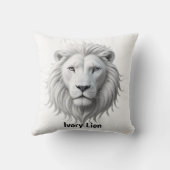 アイボリーライオン クッション (裏面)