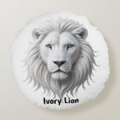 アイボリーライオン ラウンドクッション (裏面)