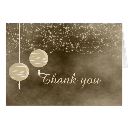 アイボリーランタンサンキューノートカード (正面横)