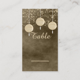 アイボリーランタンテーブルカード プレイスカード