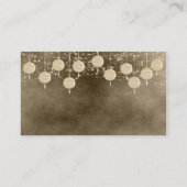 アイボリーランタン披露宴カード エンクロージャーカード (裏面)